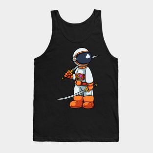 Astronaut Samurai Tank Top